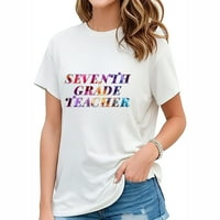 Nikada ne prestanite da se u saznaju u školskim poklonima modna ženska majica sa štampanim uzorkom - savršena