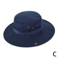 Sun Hat Bucket Cargo Safari Bush Boonie Ljetni ribolov Muški ženski šešir U3A4