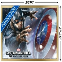Marvel - Kapetan Amerika - zimski vojnik - zidni poster o štititi, 22.375 34