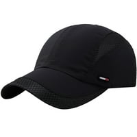 Ženska ljetna bejzbol kapa modni čvrsti šeširi za žene, crni, klirens