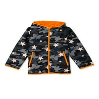 Wonder Nation Dječačka jakna za kišu s kapuljačom, veličine 4 - & Husky