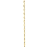 Brilliance Fine Nakit 10k žuto zlato Singapur Lanac ogrlica, 22