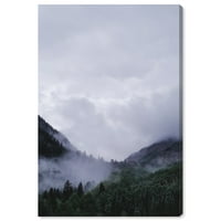 Wynwood Studio Canvas Vlažno i maglovito Šuma priroda i pejzaž šumskih pejzaža Zidno umjetnosti platno