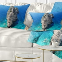 Dizajdbal Zakintos Prekrasna stjenovita obala - jastuk za obavljanje obala - 12x20