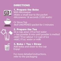 J Put Instant Boba Taro mlečni tem za čaj, Taro Bubble Kit čaja, pića