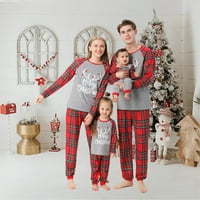 Usklađivanje porodice podudaranje božićne pidžame za spavanje kućna odjeća Xmas pjs, božićne pidžame za