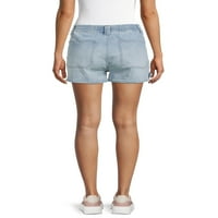 No Boundaries ' Carpenter Elastic Waist Shorts