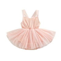 Baby Girls Tutu Rompers bez rukava bez rukava