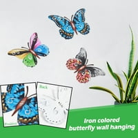 Bulestore Metal Butterfly Wall Art, Inspiration Zidna dekor Skulptura za viseće