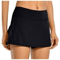 Yinguo ženske kratke hlače modne teniske pantalone Fold sportski golf za trčanje Plus Veličina Skrit XXL