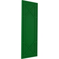 Ekena Millwork 15 W 59 HRino FIT PVC Bungalow FIKSNI KAPETNICE, VIRIDIJAN GREEN