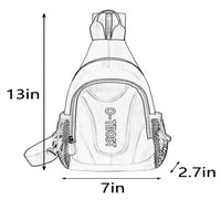 Sanviglor Dame Daypack Multi-džepovi Kriške torbe na ramenu patentni patentni ruksak TOP ručka Žene Vodootporne