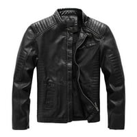 Muška poliesterska kapuljača debela jakna debela jakne za muškarce Black XL