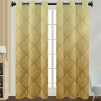 Paille Grommet Blackout Curtain termoizolovana soba zatamnjenje zavjese cvjetni štampani prozori tretmani