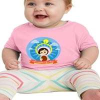Sretna pretpostavka Mary slatka majica za novorođenčad -slika Shutterstock, mjeseci