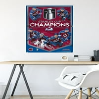 Colorado Avalanche - Stanley Cup Champions zidni poster, 22.375 34