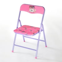 LOL iznenađenje djelatnosti Metalni sklopivi stol i set stolice, ružičasta, 25 20 15.25