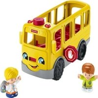 Fisher - mali ljudi sjede sa mnom školski autobus muzikalno igračko igračko vozilo i brojke