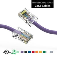 3FT CAT UTP Ethernet mrežnog mreže bez pokretanog kabla ljubičasta, pakovanje