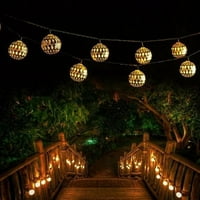 Tuphregyow dvorište ukrasne svjetla, solarna vrtna žita, viseće lampica fenjera, romantični fenjer na