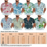 Prednji muški Ljetni vrhovi rever vrat Ljetne košulje dolje bluza Muška stalna moljaka majica Majica kratkih