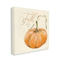 Fluelll Industries Fall je moja omiljena boja narančasta sezonska reč dizajn platna Zidna umetnost Stephanie
