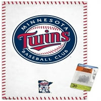 Minnesota Twins-Logo Zidni Poster, 14.725 22.375
