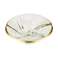 Mozart Gold Rim Kolekcija Moderna Kristalna Ručno Izrađena Dekorativna Zdjela Za Zdjelu