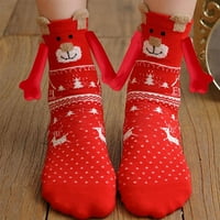 Božić ruke drži čarape Magnetic Funny 3D Doll prijateljstvo poklon čarape