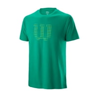 Wilson Muška majica sa šablonom, tamnozelena, oštra zelena