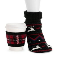 Muk Luks ženska termo gležnjača čarapa Poklon Set
