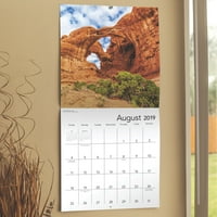 Mead® Nacionalni Parkovi Mjesečni Zidni Kalendar, 12 12