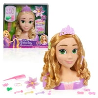 Disney Princess Rapunzel Styling Head, 18 komada, pretvaraju se igra, službeno licencirane dječje igračke