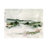 Jennifer Paxton Parker 'Lake Mist II' Platno Art