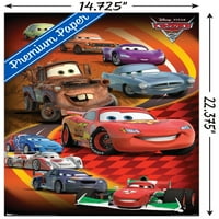 Disney Pixar automobili - Grupni zidni poster, 14.725 22.375