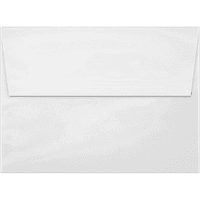 LUXPaper poziv koverte, 14, lb. Sjajna Bijela, Pakovanje