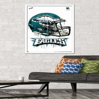 Philadelphia Eagles - Kap Po Kap Šlem Zidni Poster, 22.375 34 Uramljen