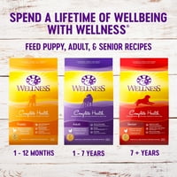 Wellness kompletno zdravlje Prirodna suha hrana za pse, janjeća i ječam, torba od 5 kilograma