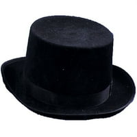 Crni Felt Quality Top Hat Odrasli Halloween Dodatna oprema