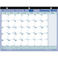 Brownline mjesečni kalendar za radnu ploču, 1 2