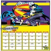 Trendovi Međunarodni DC stripovi Batman Mini zidni kalendar