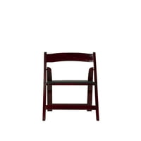 Stolica - Klasično sklopivo drveta - mahagonisko crno sjedalo