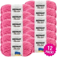 Bernat pokrivač svijetla pređa - pixie ružičasta, višestruki od 12