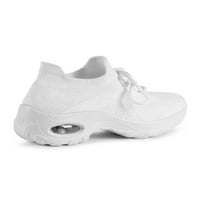Ultra lagane minimalističke ženske cipele za hodanje u bijeloj boji