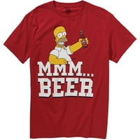 Simpsons Homer pivo Muška grafika T