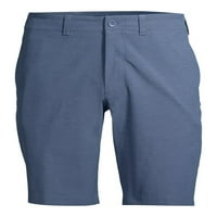 George muške 10,5 teksturirane ravne prednje kratke hlače