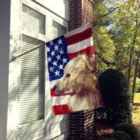Himalayan ovčarski pas Američka zastava zastave platnene kuće