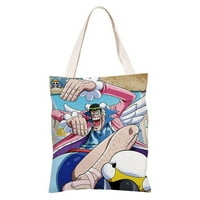 Anime One Roronoa Zoro torba za rame ženski ruksak ekološka torba za kupovinu za višekratnu upotrebu