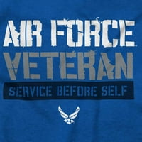 Air Force Veteran USAF Pride muške grafičke majice Tees Brisco Brands M