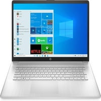 Obnovljen HP 17.3 laptop, Intel Core i i3-1115G4, 8GB RAM, 1TB HD, Windows Home, Prirodno srebro, 17-CN0013D